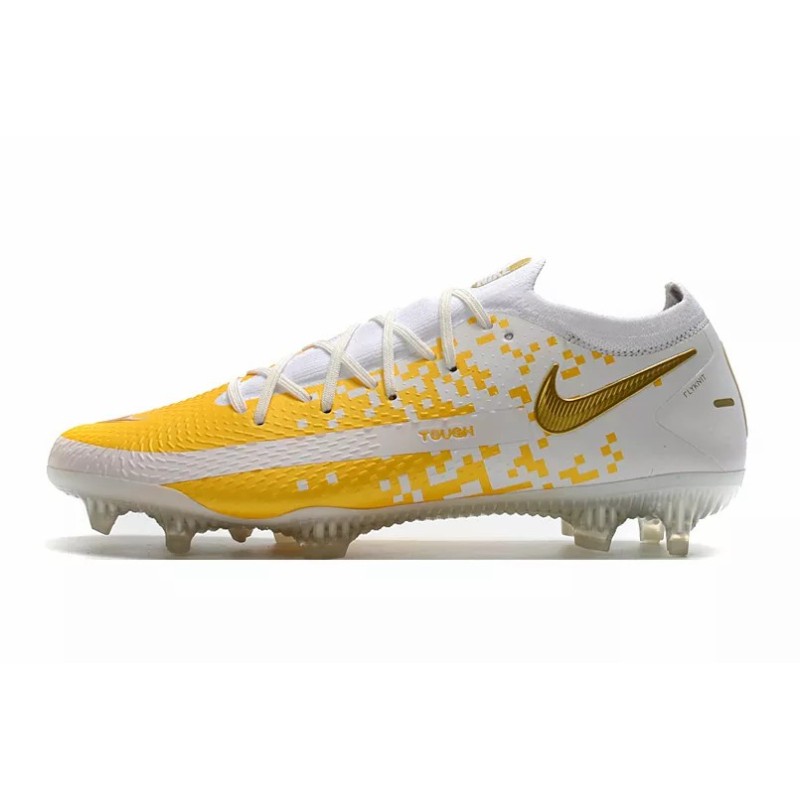 Botas de Fútbol Nike Phantom GT Elite FG Amarillo / Gris&Blanco&Amarillo / Blanco&Gris / Negro&Blanco / Rosado&Verde Oscuro / Blanco / Gris&Azul / Blanco&Amarillo / Amarillo Fluorescente (#39~#45)