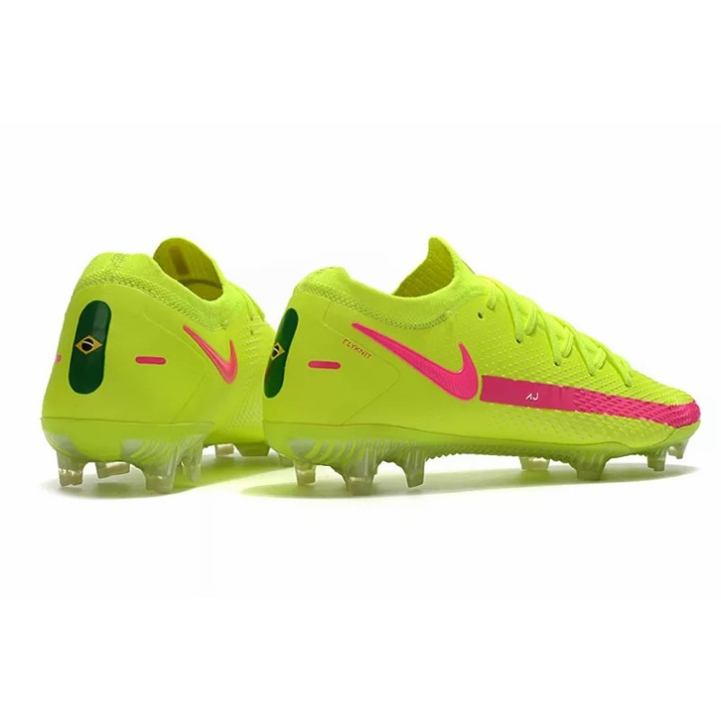 Botas de Fútbol Nike Phantom GT Elite FG Amarillo / Gris&Blanco&Amarillo / Blanco&Gris / Negro&Blanco / Rosado&Verde Oscuro / Blanco / Gris&Azul / Blanco&Amarillo / Amarillo Fluorescente (#39~#45)