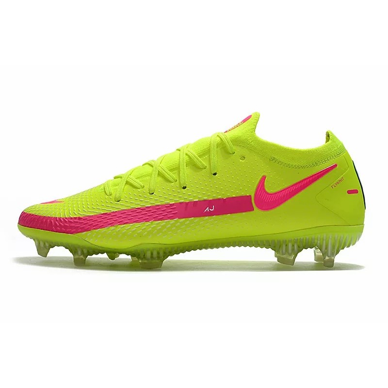 Botas de Fútbol Nike Phantom GT Elite FG Amarillo / Gris&Blanco&Amarillo / Blanco&Gris / Negro&Blanco / Rosado&Verde Oscuro / Blanco / Gris&Azul / Blanco&Amarillo / Amarillo Fluorescente (#39~#45)
