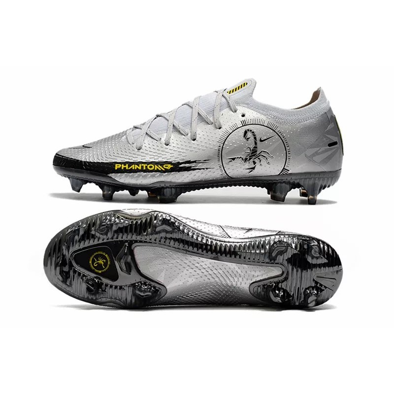 Botas de Fútbol Nike Phantom Scorpion Elite FG Plateado (#38~#45)