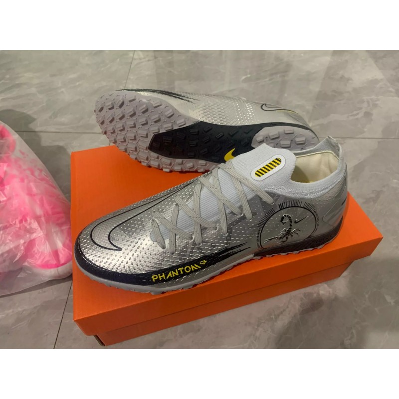 Botas de Fútbol Nike Phantom Scorpion Elite TF Plateado (#39~#45)