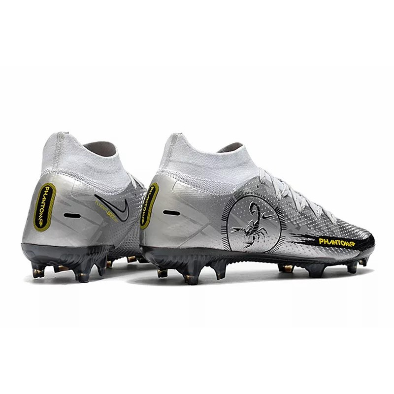 Botas de Fútbol Nike Phantom Scorpion Elite DF FG High Top Plateado (#39~#45)
