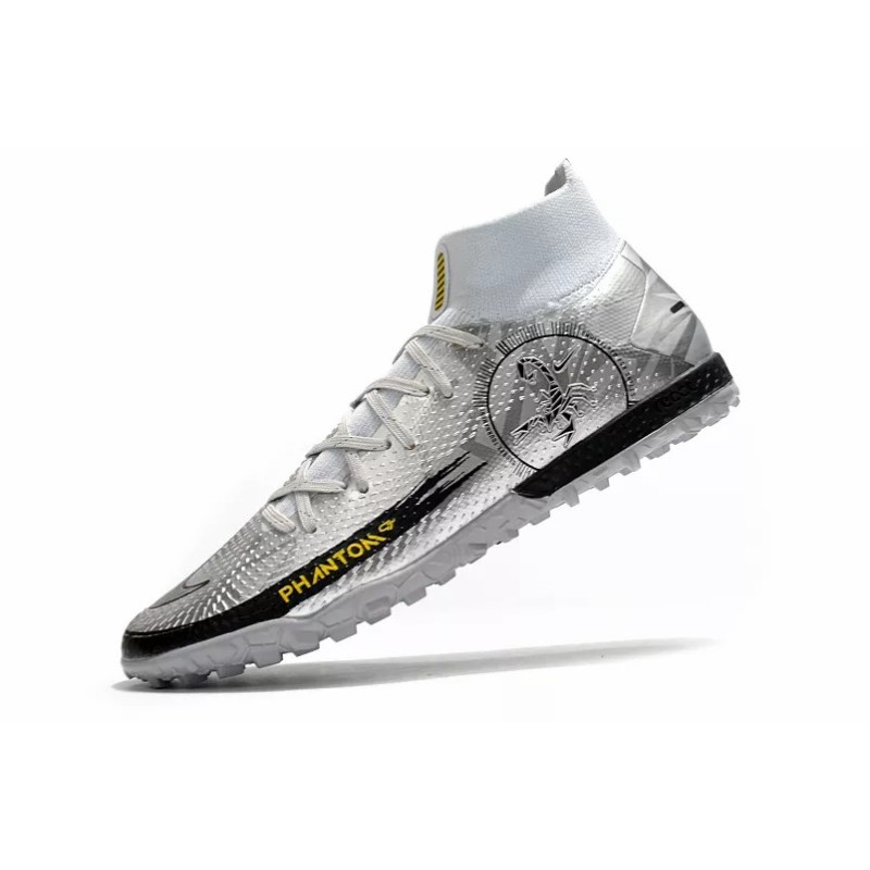Botas de Fútbol Nike Phantom Scorpion Elite DF TF Plateado (#39~#45)