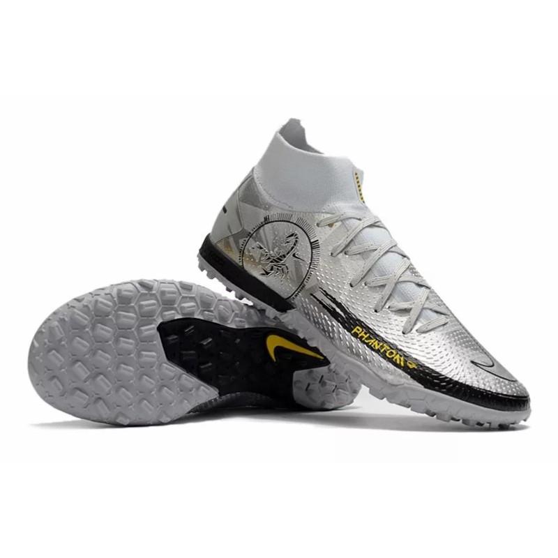 Botas de Fútbol Nike Phantom Scorpion Elite DF TF Plateado (#39~#45)
