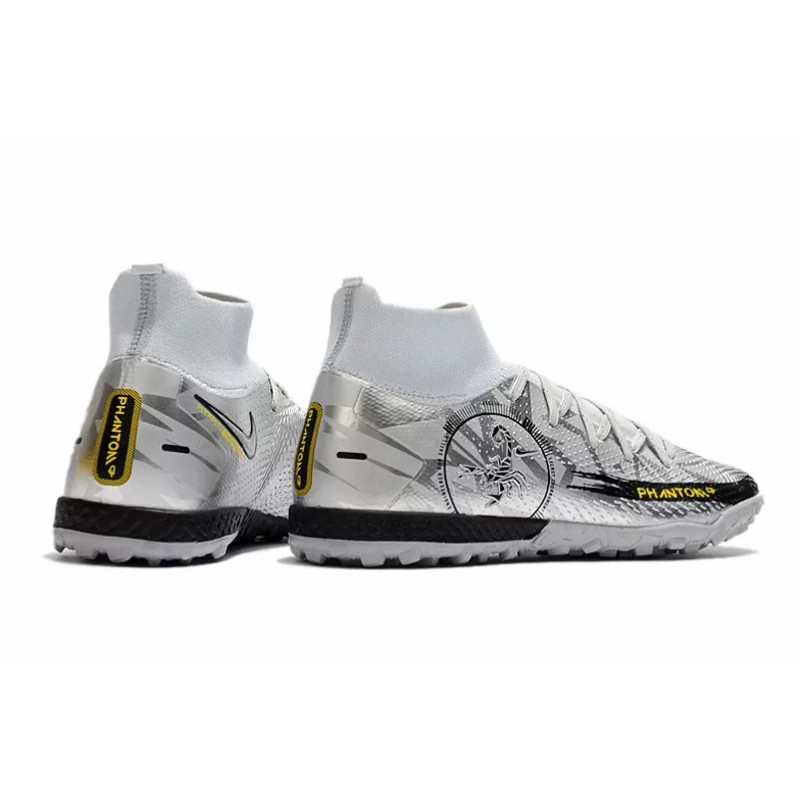 Botas de Fútbol Nike Phantom Scorpion Elite DF TF Plateado (#39~#45)
