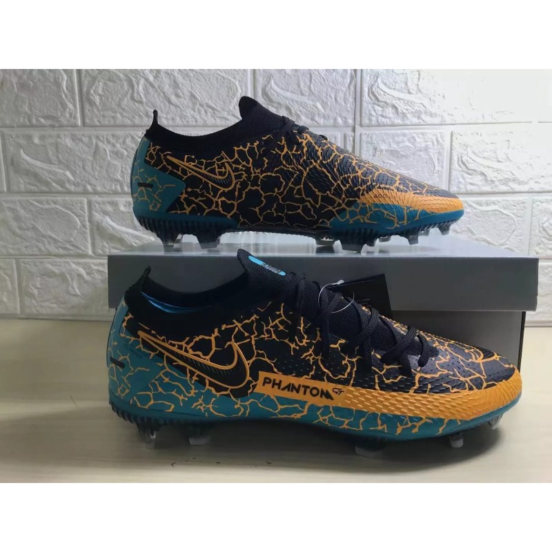 Botas de Fútbol Nike Phantom GT Elite 3D FG Naranja&Turquesa (#38~#45)