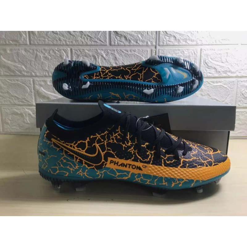 Botas de Fútbol Nike Phantom GT Elite 3D FG Naranja&Turquesa (#38~#45)