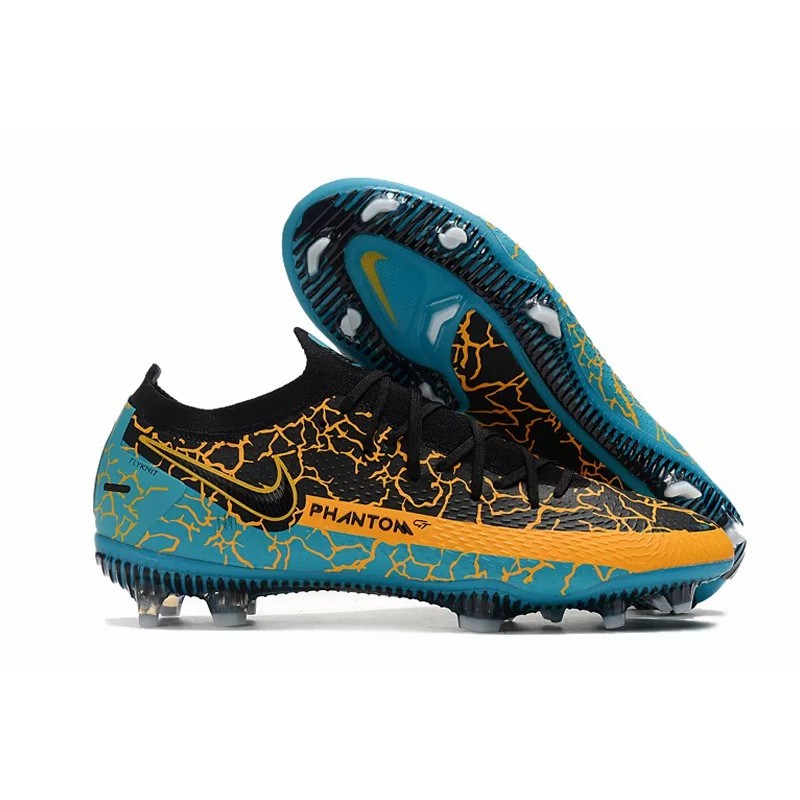 Botas de Fútbol Nike Phantom GT Elite 3D FG Naranja&Turquesa (#38~#45)