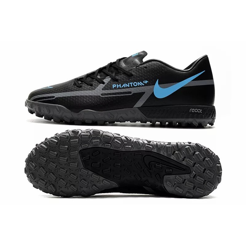 Botas de Fútbol Nike React Phantom GT2 Pro TF Negro&Azul / Blanco&Rojo (#39~#45)