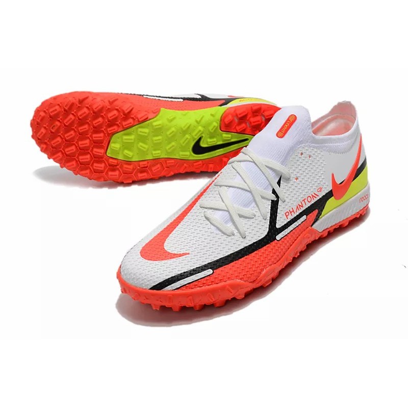 Botas de Fútbol Nike Phantom GT Pro TF Blanco&Rojo (#39~#45)