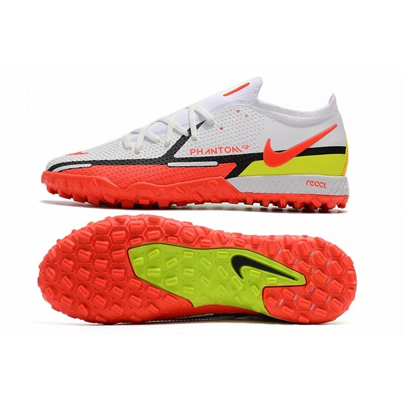 Botas de Fútbol Nike Phantom GT Pro TF Blanco&Rojo (#39~#45)