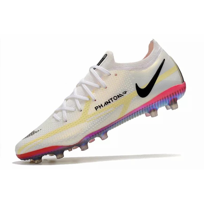 Botas de Fútbol Nike Phantom GT Elite AG-Pro Azul Marino&Púrpura / Marfil / Blanco&Rojo / Verde Fluorescente / Blanco&Multicolor / Plateado / Negro&Rojo / Negro&Rosado / Blanco&Rosado (#39~#45)