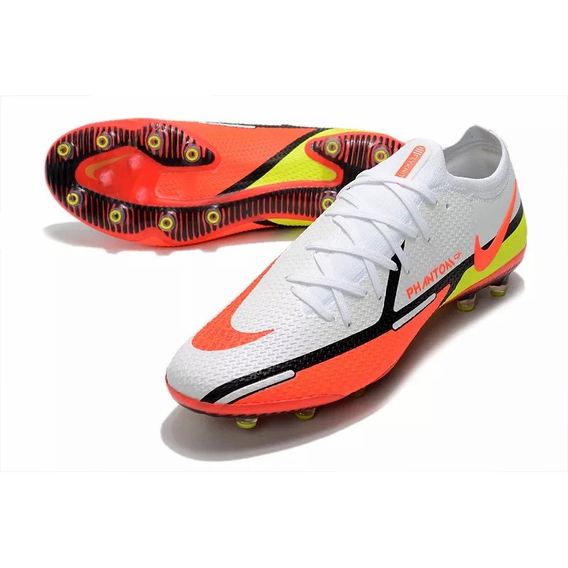 Botas de Fútbol Nike Phantom GT Elite AG-Pro Azul Marino&Púrpura / Marfil / Blanco&Rojo / Verde Fluorescente / Blanco&Multicolor / Plateado / Negro&Rojo / Negro&Rosado / Blanco&Rosado (#39~#45)