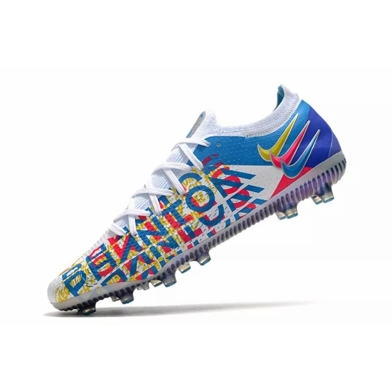 Botas de Fútbol Nike Phantom GT Elite AG-Pro Azul Marino&Púrpura / Marfil / Blanco&Rojo / Verde Fluorescente / Blanco&Multicolor / Plateado / Negro&Rojo / Negro&Rosado / Blanco&Rosado (#39~#45)