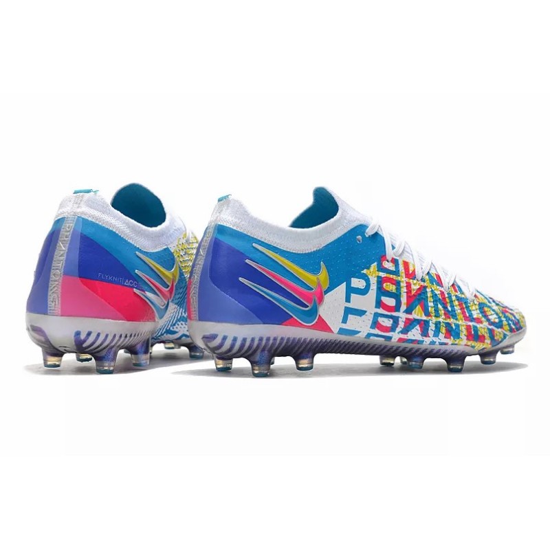Botas de Fútbol Nike Phantom GT Elite AG-Pro Azul Marino&Púrpura / Marfil / Blanco&Rojo / Verde Fluorescente / Blanco&Multicolor / Plateado / Negro&Rojo / Negro&Rosado / Blanco&Rosado (#39~#45)