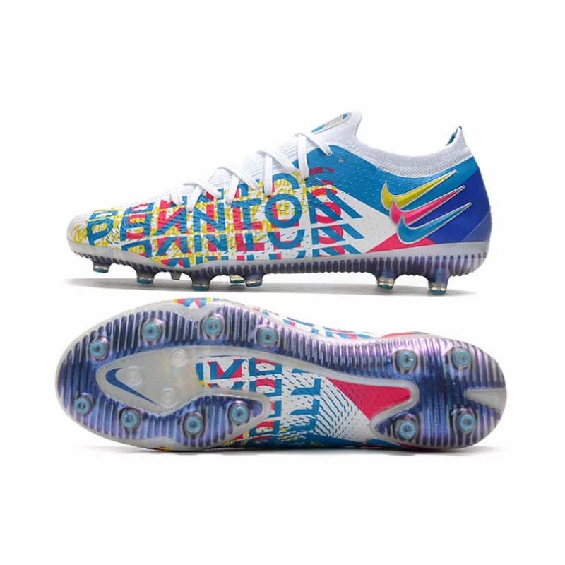 Botas de Fútbol Nike Phantom GT Elite AG-Pro Azul Marino&Púrpura / Marfil / Blanco&Rojo / Verde Fluorescente / Blanco&Multicolor / Plateado / Negro&Rojo / Negro&Rosado / Blanco&Rosado (#39~#45)