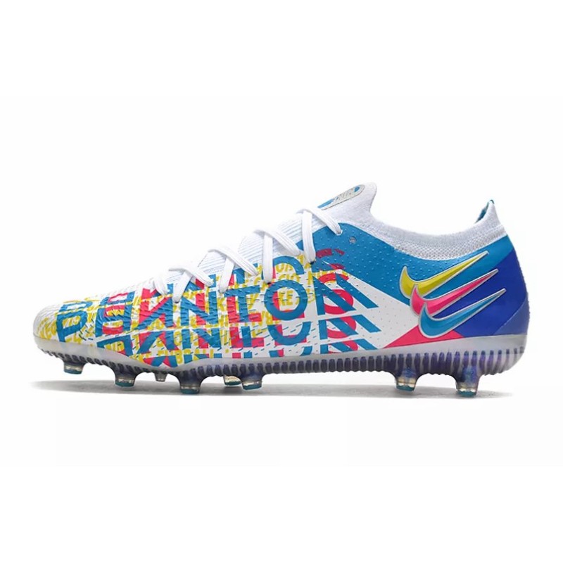 Botas de Fútbol Nike Phantom GT Elite AG-Pro Azul Marino&Púrpura / Marfil / Blanco&Rojo / Verde Fluorescente / Blanco&Multicolor / Plateado / Negro&Rojo / Negro&Rosado / Blanco&Rosado (#39~#45)