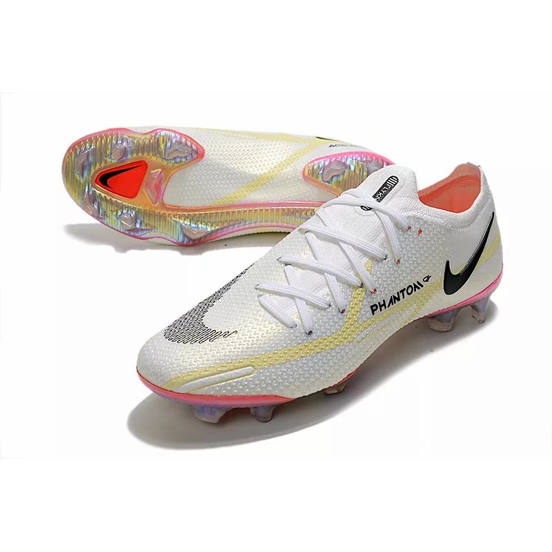 Botas de Fútbol Nike Phantom GT2 Elite FG Blanco&Amarillo (#39~#45)