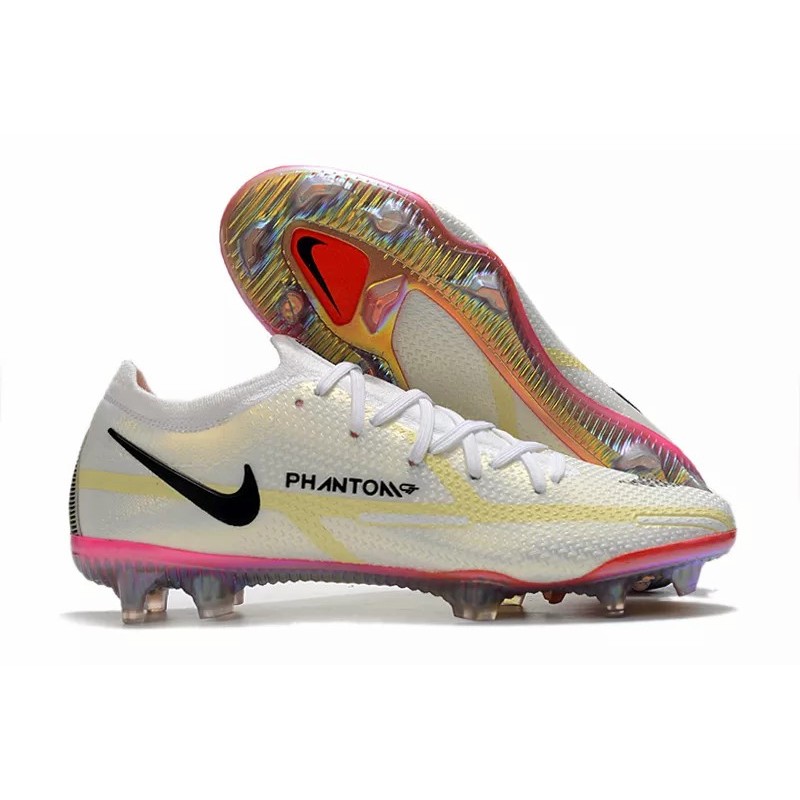 Botas de Fútbol Nike Phantom GT2 Elite FG Blanco&Amarillo (#39~#45)
