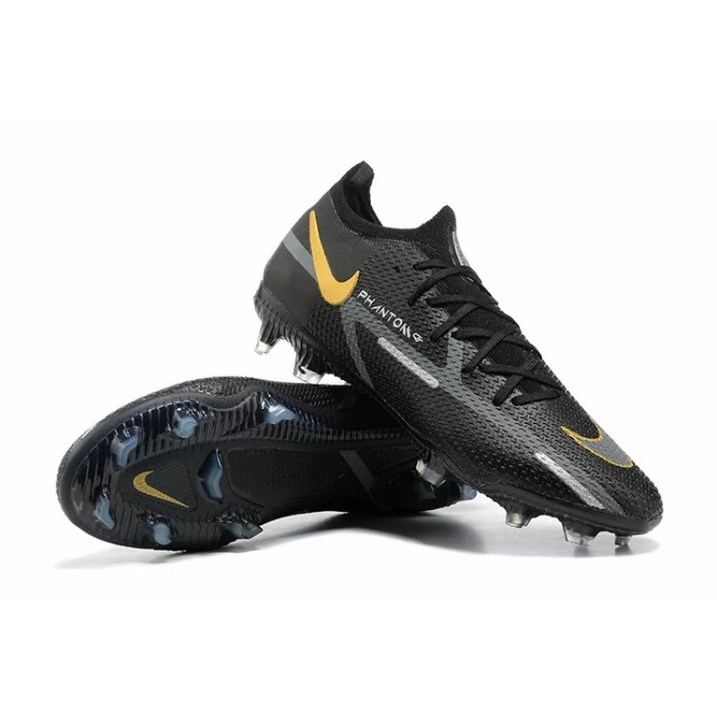 Botas de Fútbol Nike Phantom GT2 Elite FG Negro&Amarillo (#39~#45)