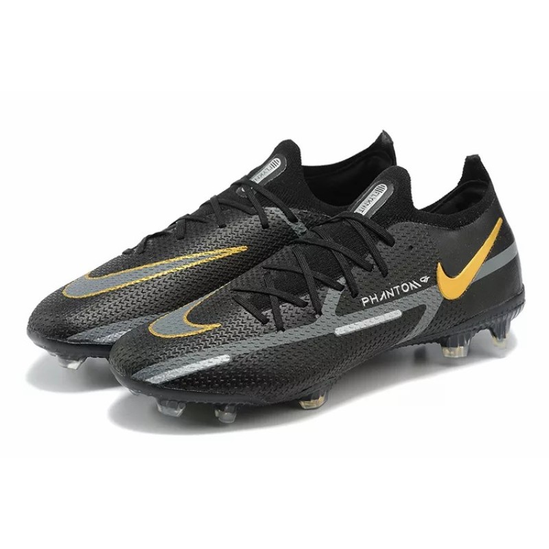 Botas de Fútbol Nike Phantom GT2 Elite FG Negro&Amarillo (#39~#45)