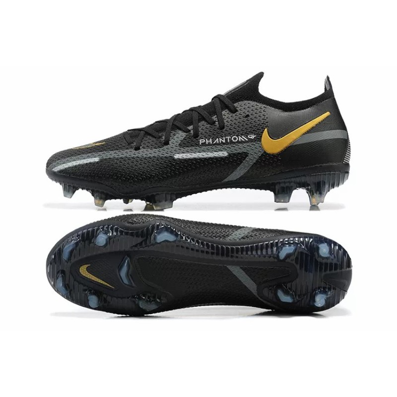 Botas de Fútbol Nike Phantom GT2 Elite FG Negro&Amarillo (#39~#45)