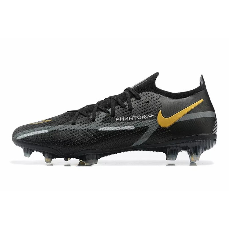 Botas de Fútbol Nike Phantom GT2 Elite FG Negro&Amarillo (#39~#45)
