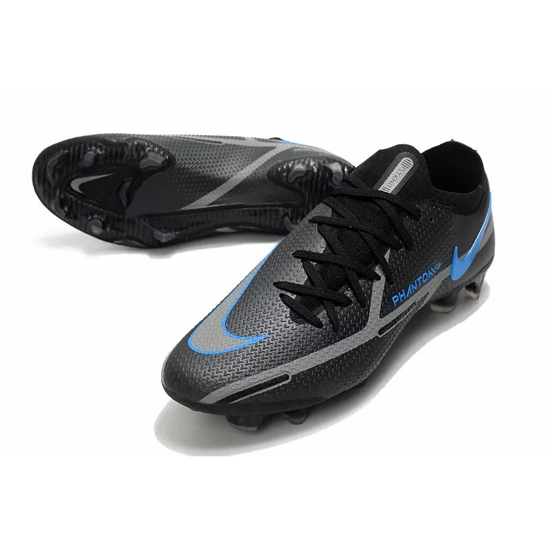 Botas de Fútbol Nike Phantom GT2 Elite FG Negro&Azul (#39~#45)