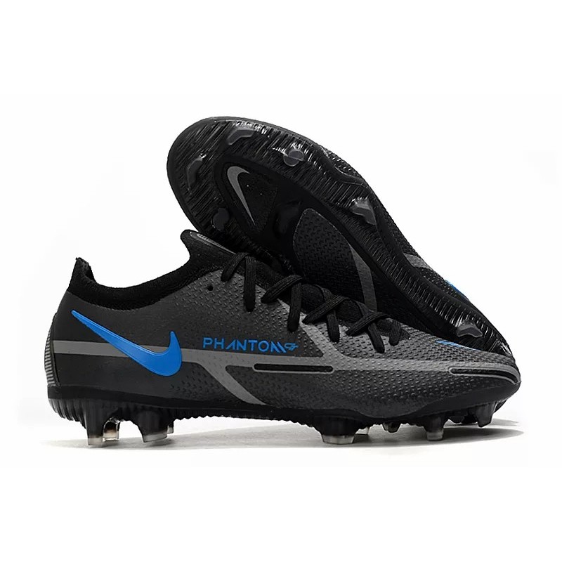Botas de Fútbol Nike Phantom GT2 Elite FG Negro&Azul (#39~#45)