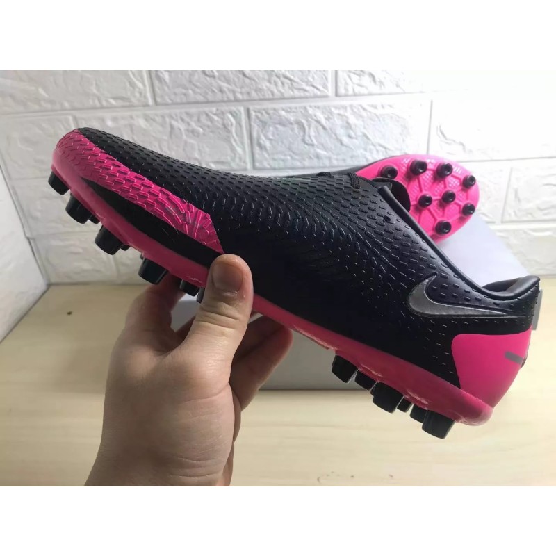 Botas de Fútbol Nike Phantom GT Academy AG Unisex Negro&Rojo  /  Negro&Rosado (#37~#44)