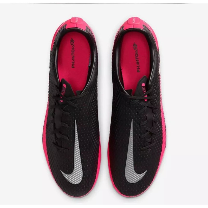 Botas de Fútbol Nike Phantom GT Academy AG Unisex Negro&Rojo  /  Negro&Rosado (#37~#44)