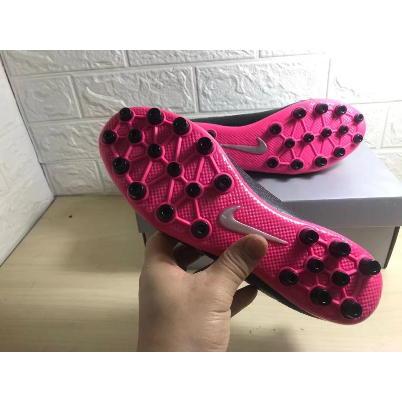 Botas de Fútbol Nike Phantom GT Academy AG Unisex Negro&Rojo  /  Negro&Rosado (#37~#44)