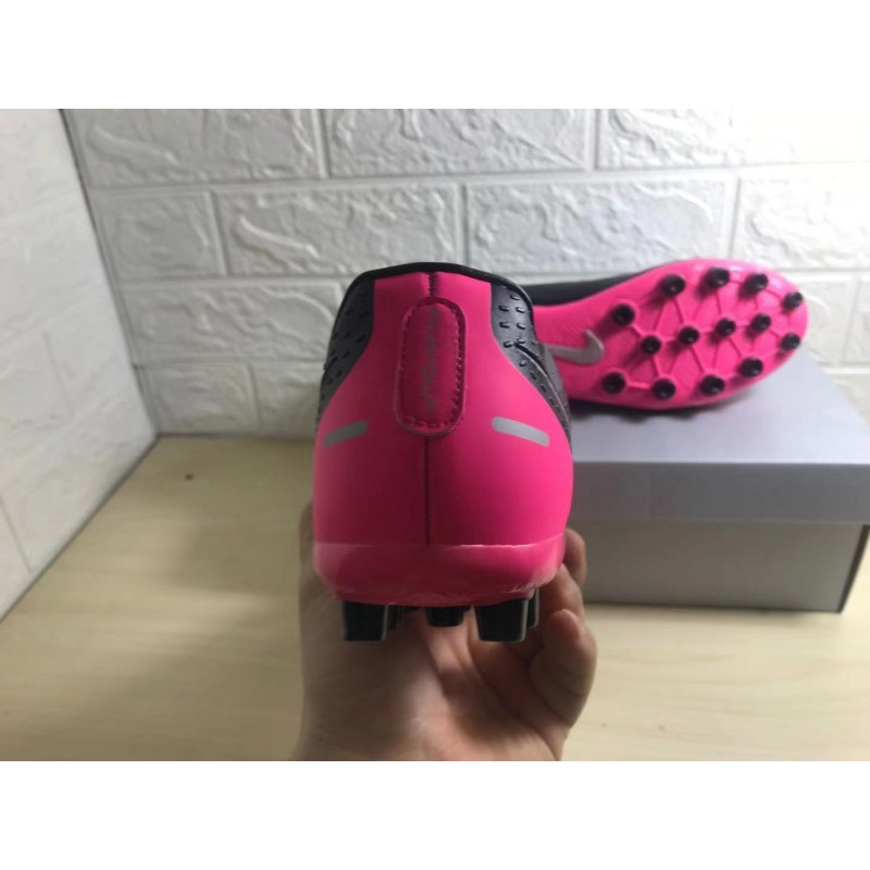 Botas de Fútbol Nike Phantom GT Academy AG Unisex Negro&Rojo  /  Negro&Rosado (#37~#44)