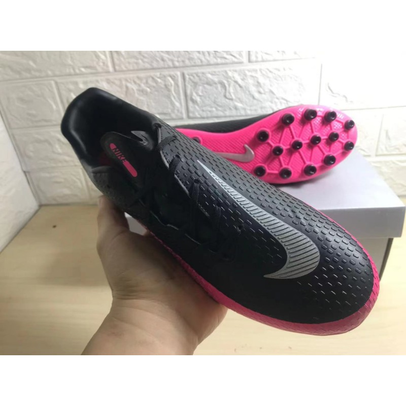 Botas de Fútbol Nike Phantom GT Academy AG Unisex Negro&Rojo  /  Negro&Rosado (#37~#44)