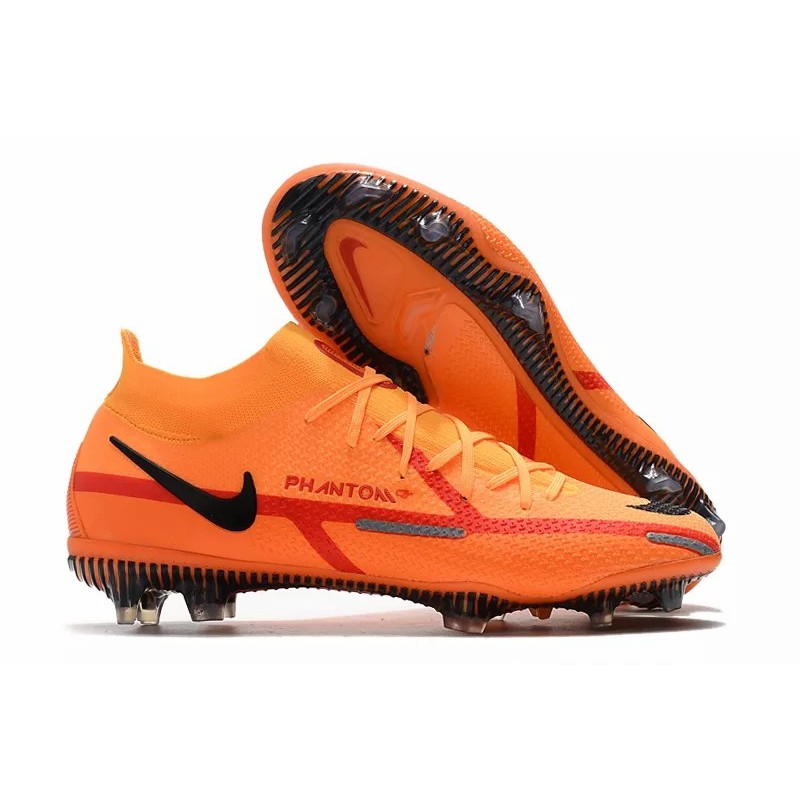 Botas de Fútbol Nike Phantom GT II DF Elite DF FG High Top Naranja (#39~#45)