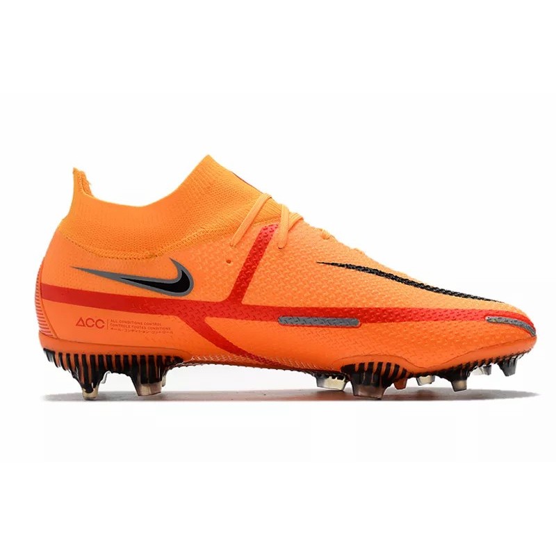 Botas de Fútbol Nike Phantom GT II DF Elite DF FG High Top Naranja (#39~#45)