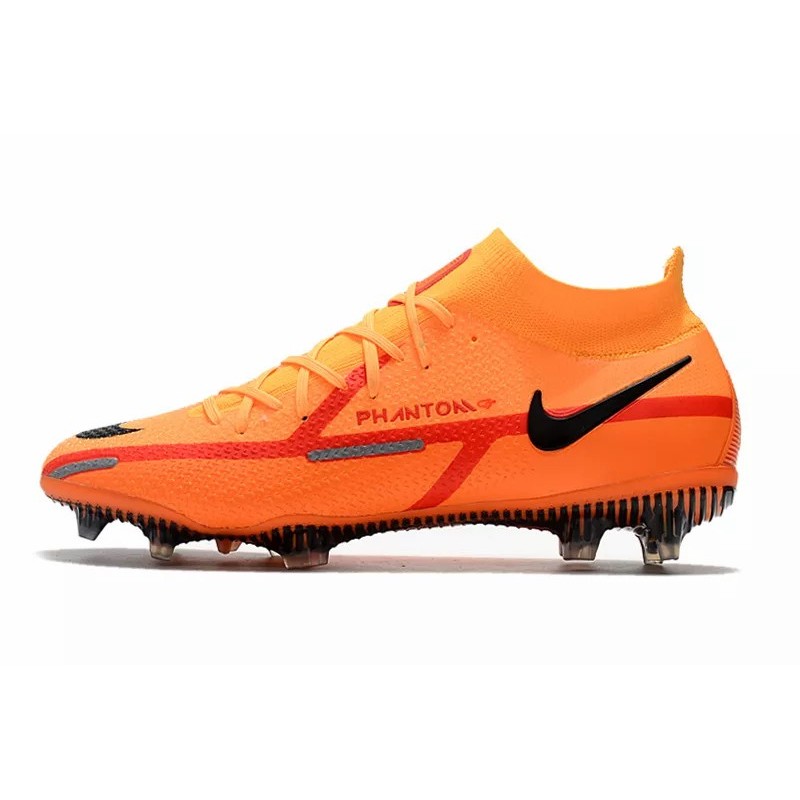 Botas de Fútbol Nike Phantom GT II DF Elite DF FG High Top Naranja (#39~#45)
