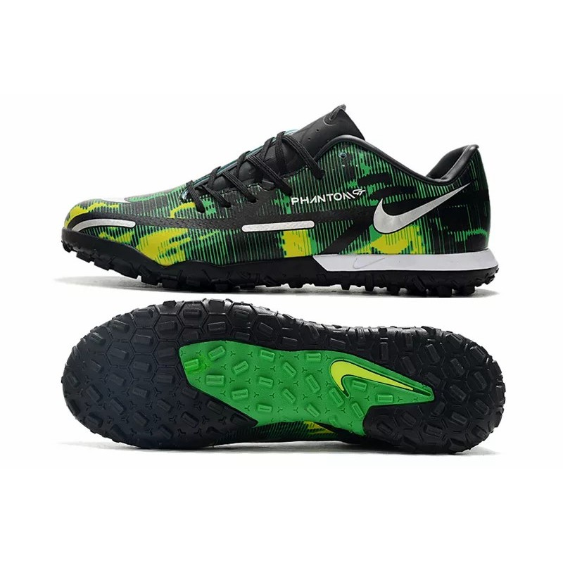 Botas de Fútbol Nike Phantom GT2 TF Azul&Gris / Negro&Verde / Blanco&Rojo / Púrpura / Negro&Azul (#39~#45)