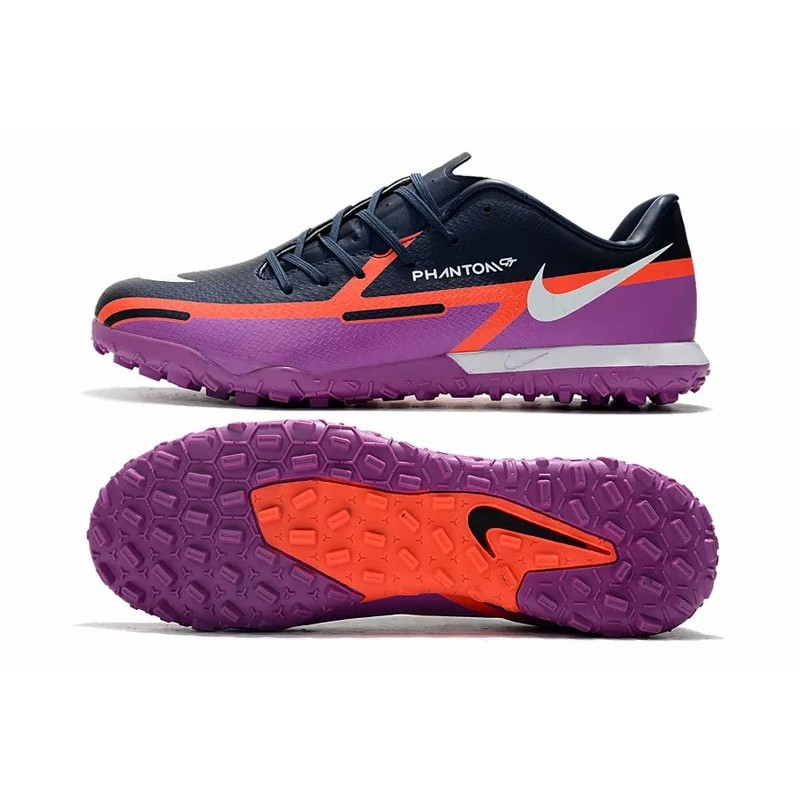 Botas de Fútbol Nike Phantom GT2 TF Azul&Gris / Negro&Verde / Blanco&Rojo / Púrpura / Negro&Azul (#39~#45)