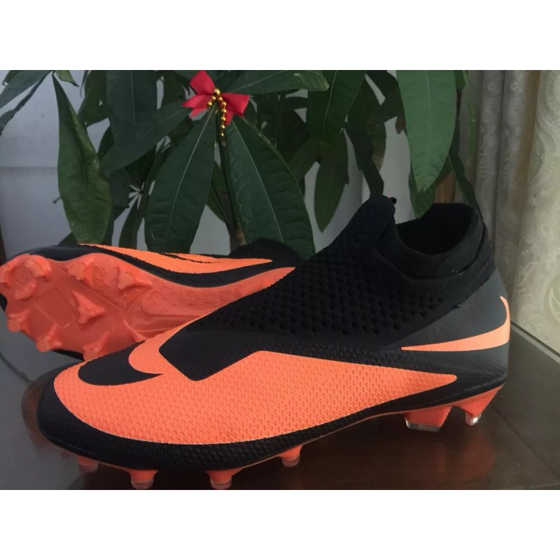 Botas de Fútbol Nike Phantom Vision Elite DF FG Naranja&Negro (#39~#45)