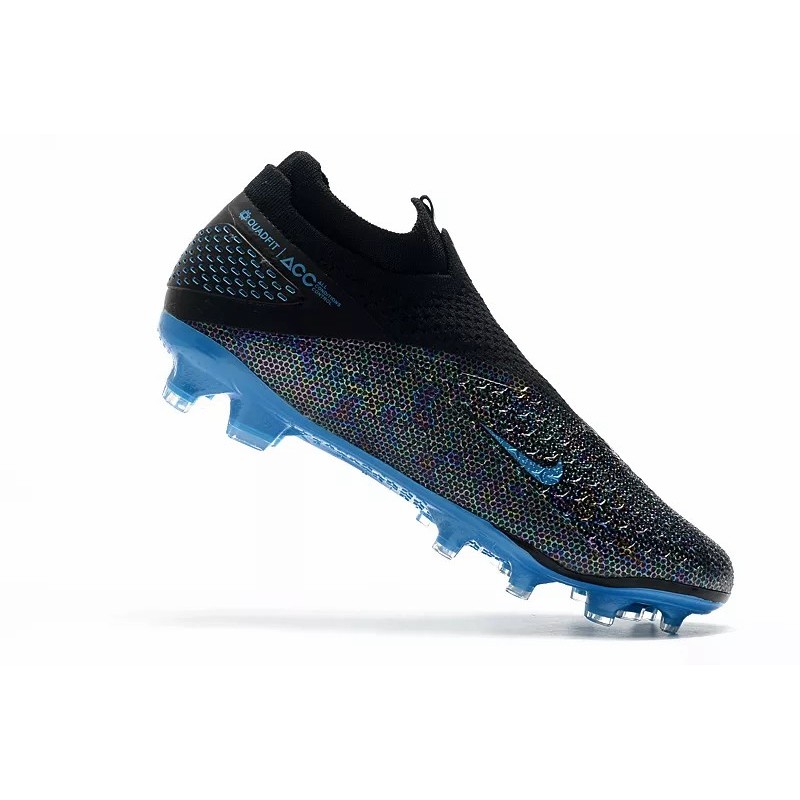 Botas de Fútbol Nike Phantom Vision Elite DF FG Negro&Azul (#39~#45)