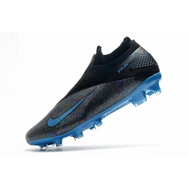 Botas de Fútbol Nike Phantom Vision Elite DF FG Negro&Azul (#39~#45)