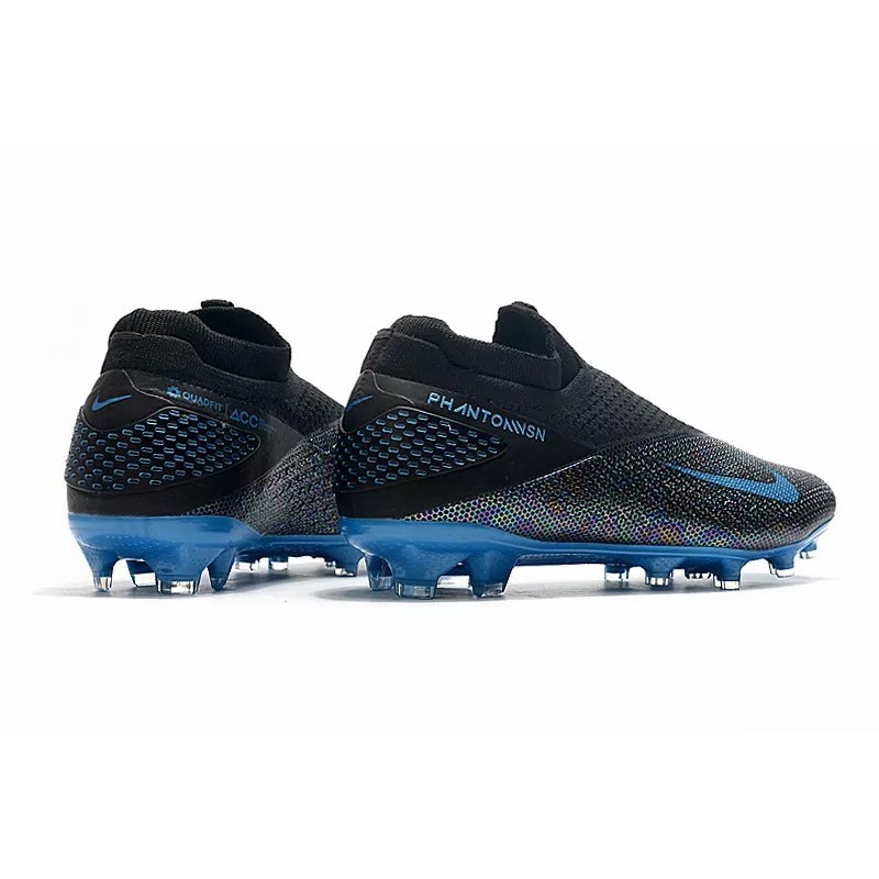 Botas de Fútbol Nike Phantom Vision Elite DF FG Negro&Azul (#39~#45)