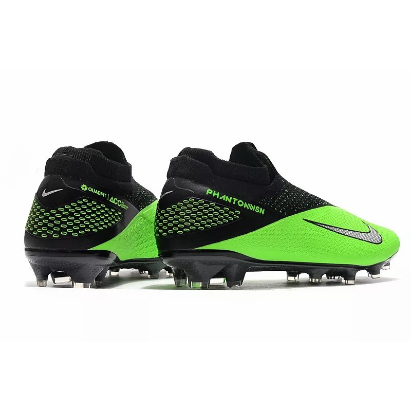 Botas de Fútbol Nike Phantom Vision Elite DF FG Verde Fluorescente (#39~#45)