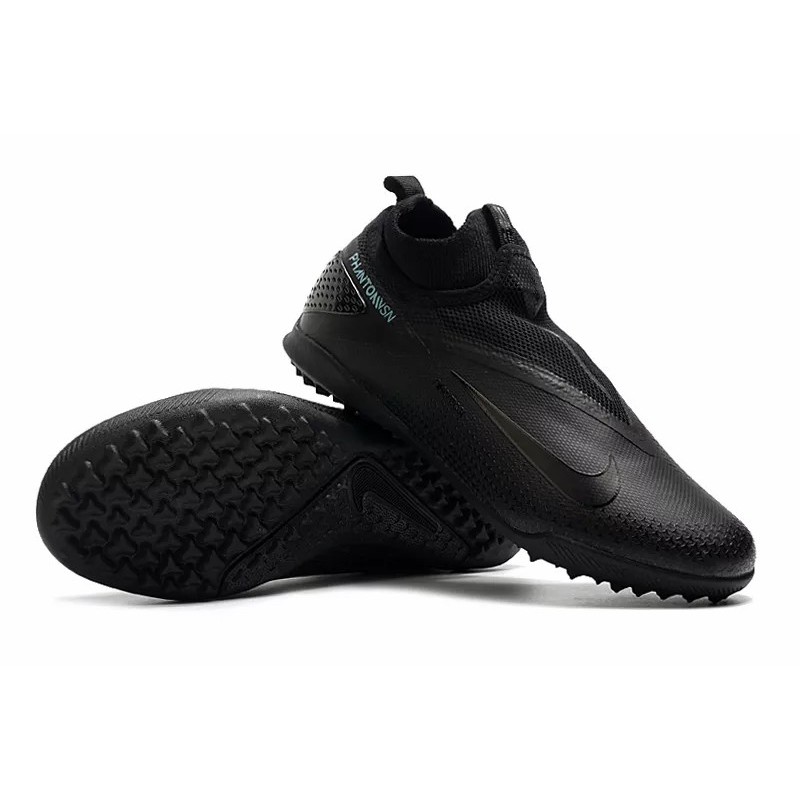 Botas de Fútbol Nike React Phantom Vision 2 Pro Dynamic Fit TF Negro (#39~#45)