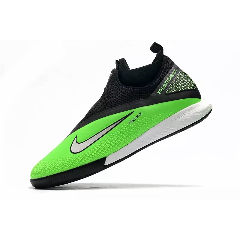 Botas de Fútbol Nike React Phantom Vision 2 Pro Dynamic Fit IC Gris / Blanco&Negro / Verde Fluorescente / Negro&Auzl / Rosa / Verde Oscuro (#39~#45)