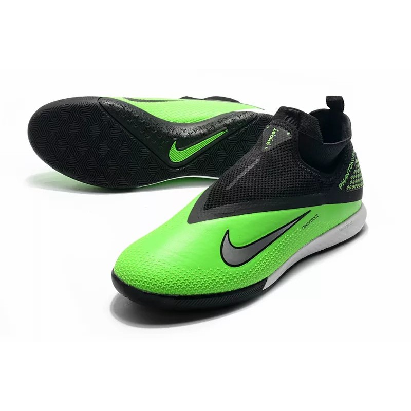 Botas de Fútbol Nike React Phantom Vision 2 Pro Dynamic Fit IC Gris / Blanco&Negro / Verde Fluorescente / Negro&Auzl / Rosa / Verde Oscuro (#39~#45)