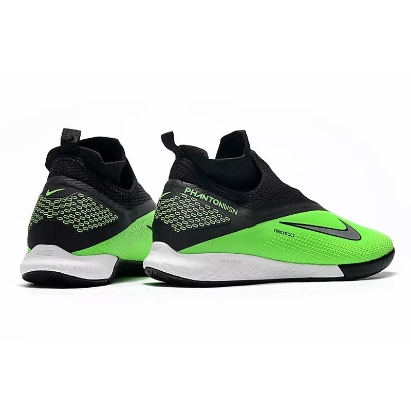 Botas de Fútbol Nike React Phantom Vision 2 Pro Dynamic Fit IC Gris / Blanco&Negro / Verde Fluorescente / Negro&Auzl / Rosa / Verde Oscuro (#39~#45)
