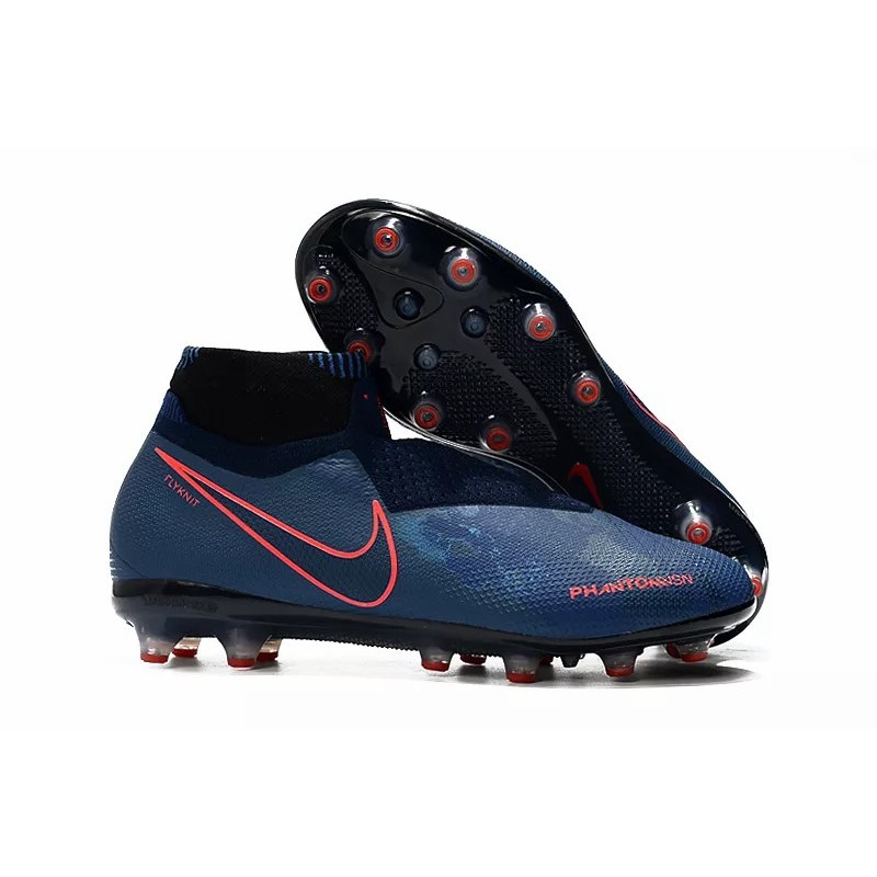 Botas de Fútbol Nike Phantom VSN Elite DF AG Azul Marino (#39~#45)