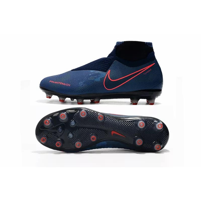 Botas de Fútbol Nike Phantom VSN Elite DF AG Azul Marino (#39~#45)